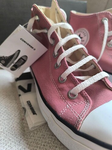 37 Beden pembe Renk Converse All Star Platform