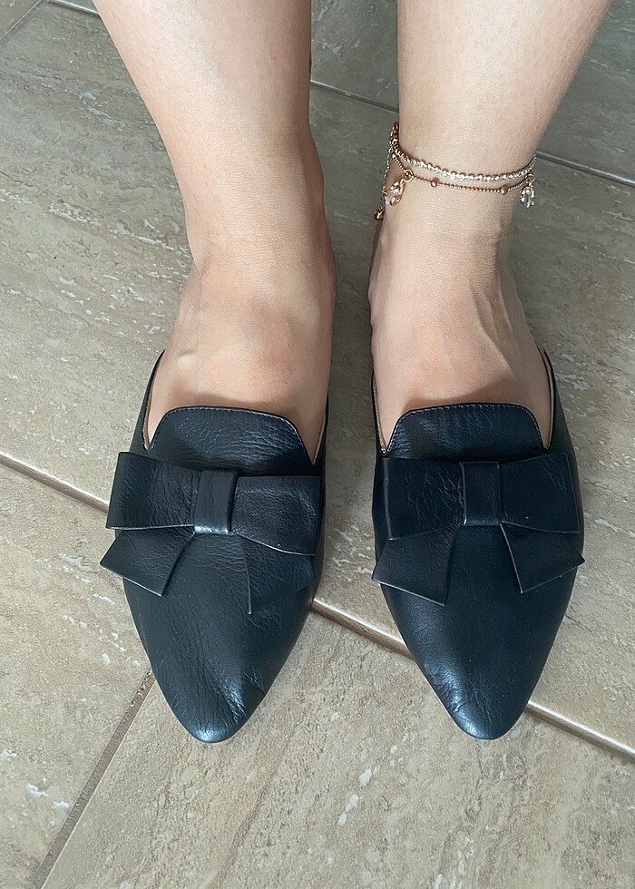 Mudonun deri terliği - Görsel 5