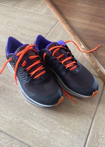 Mor İç Astarlı Turuncu Bağcıklı Erkek Spor Ayakkabı - Görsel 10