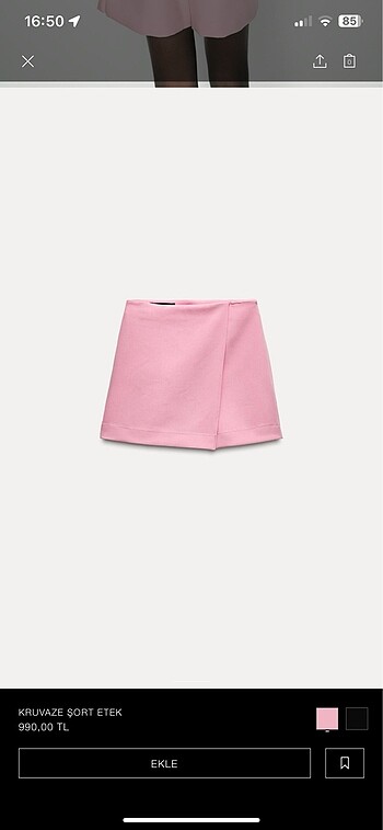 Zara pembe mini etek