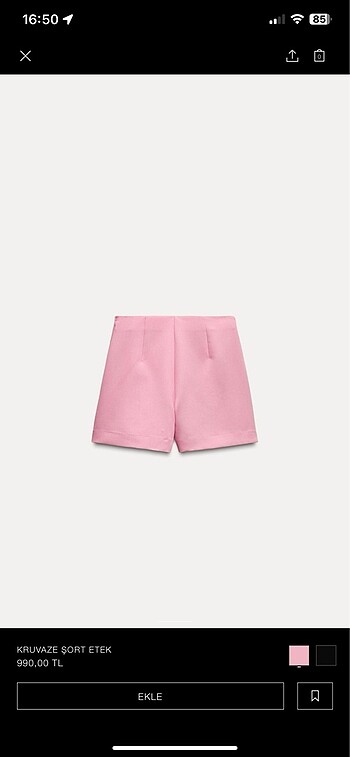 Zara Zara pembe mini etek