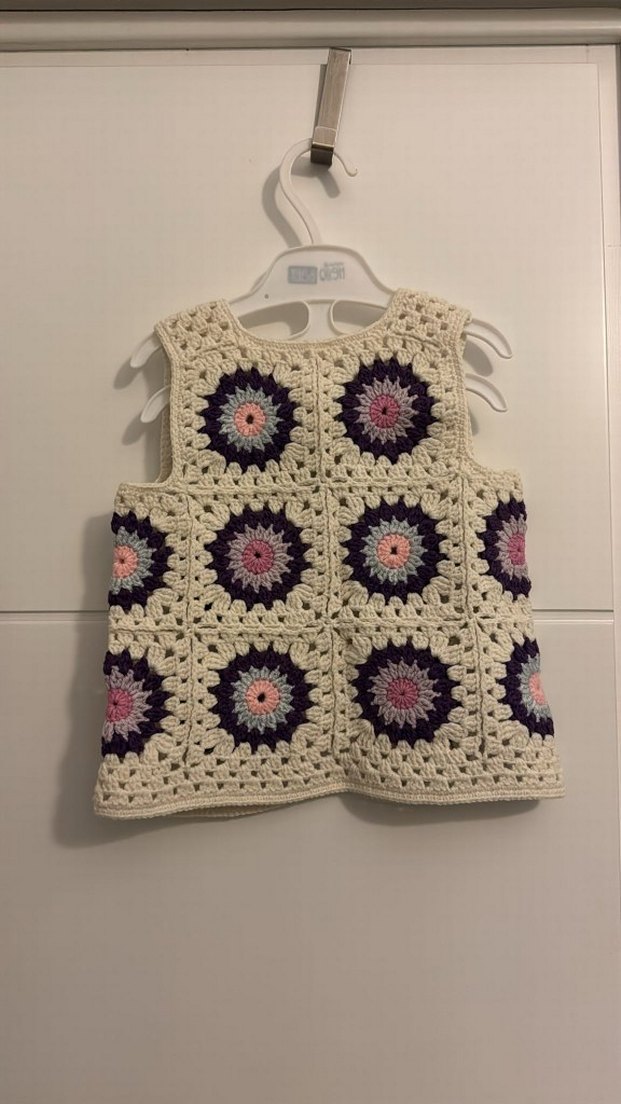 Örgü Kız Yeleği - Görsel 2