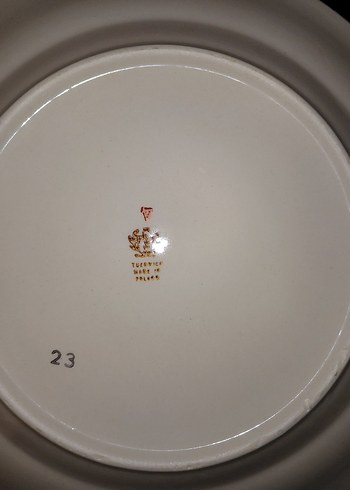 Porselen vintage tabak ve şekerlik - Görsel 3