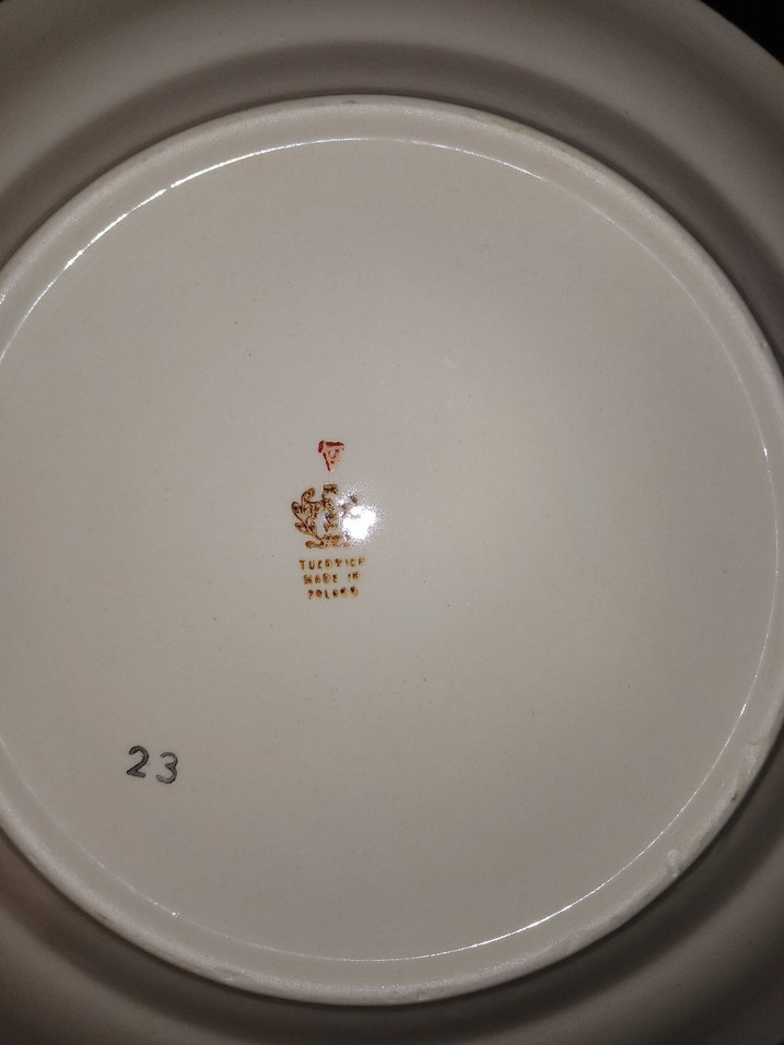 Porselen vintage tabak ve şekerlik - Görsel 3