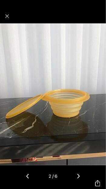 Tupperware Tupperware akordeon saklama kabı
