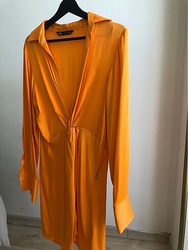 Zara Zara Saten Elbise