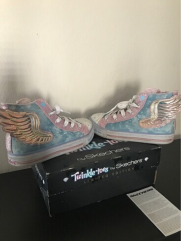34 Beden çeşitli Renk Skechers Twinkle toes ışıklı 34 numara orjinal