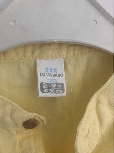 LC Waikiki LC Waikiki erkek çocuk gömlek sarı renk