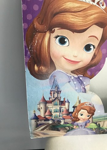 Elsa Prenses Sofia doğumgünü süsü çerçeve kostüm - Görsel 4