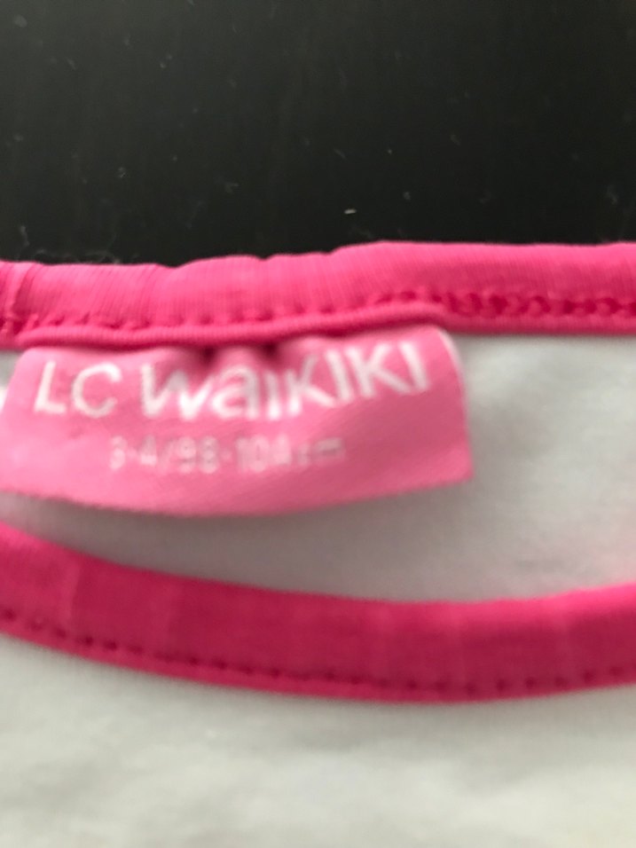 Pullu Kalp Desenli Renkli Kız Çocuk Uzun Kollu Tişört - Görsel 3