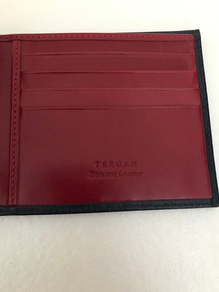Orijinal Tergan marka Erkek Cüzdanı lacivert renk - Görsel 3