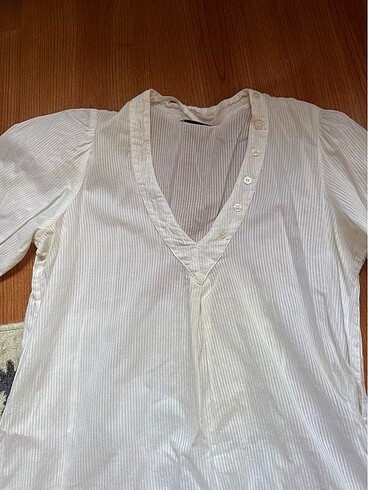 Plaj Beyaz gömlek - Görsel 5