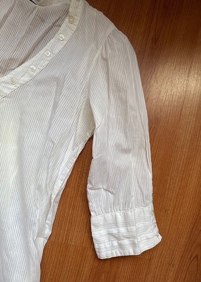 Plaj Beyaz gömlek - Görsel 3