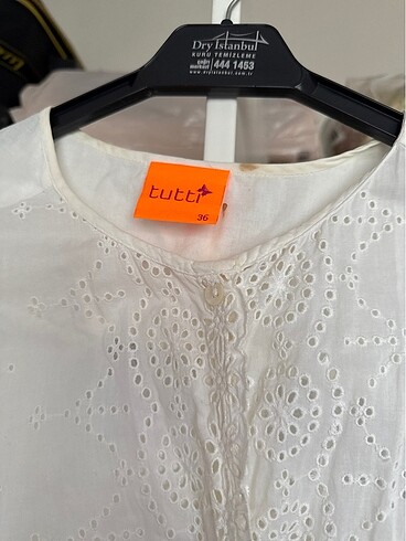 Önden küpürlü düğmeli plaj elbise - Görsel 3