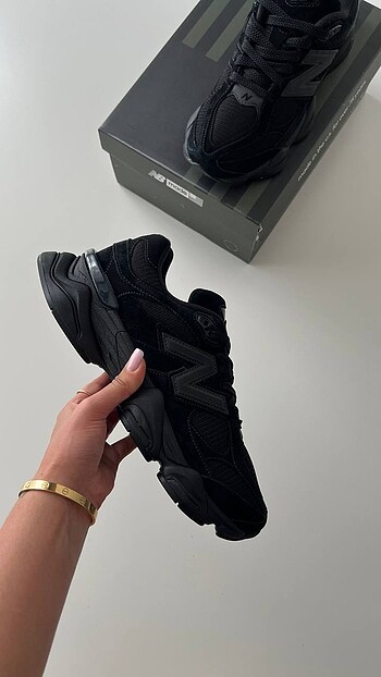 New Balance 9060 ?Triple Black Suede?