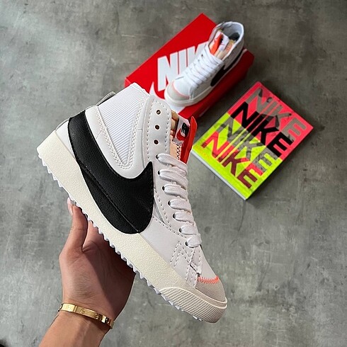 37 Beden beyaz Renk Blazer Mid 77 Jumbo White Black