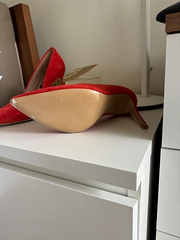 40 Beden Nine west kırmızı topuklu ayakkabı