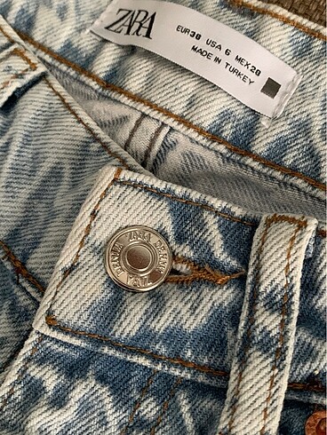 38 Beden Zara buz mavisi pantolon