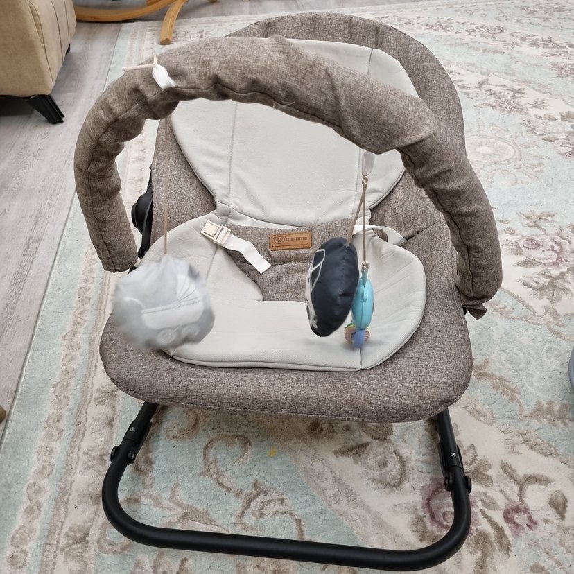 Gri Bebek Taşıma Slingi - Görsel 2