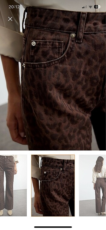 34 Beden LEOPAR JEAN