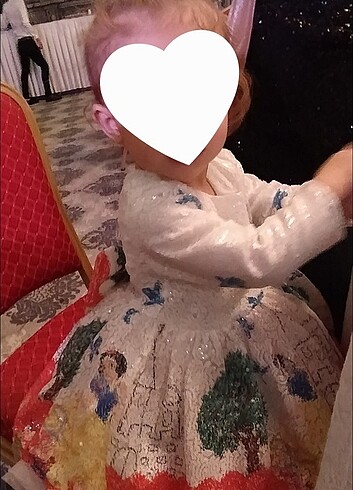 12-18 Ay Beden 2 yaş konsept elbise