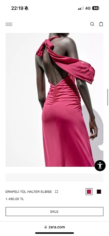 m Beden pembe Renk Zara pembe midi boy 38 beden elbise