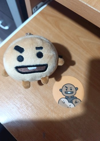 BT21 Shooky Peluş Anahtarlık Orijinal BTS