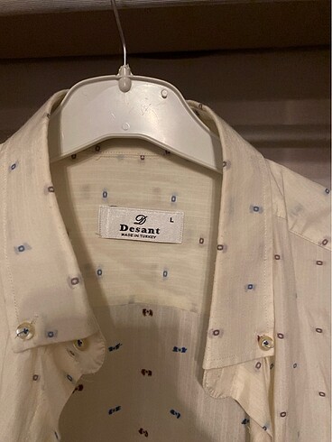 Krem rengi gömlek - Görsel 3