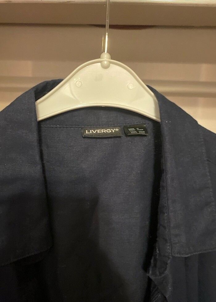 Lacivert gömlek - Görsel 2