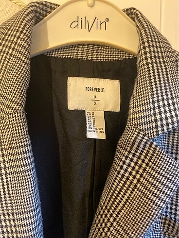 Forever 21 Kareli ceket