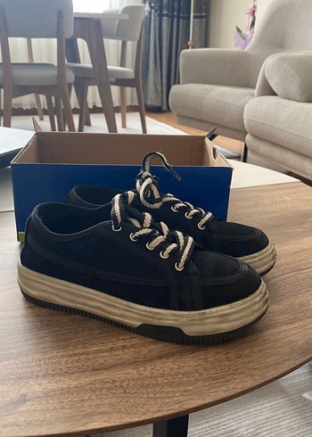 Kadın Siyah Günlük Spor Ayakkabı - Görsel 5