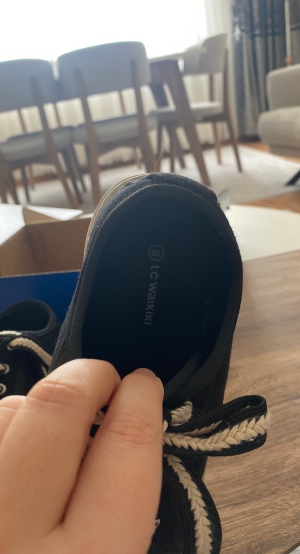 Kadın Siyah Günlük Spor Ayakkabı - Görsel 3