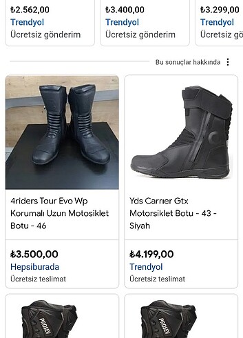 Diğer 4riders motosiklet botu