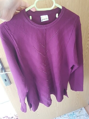 L-XL uyumlu triko bluz 