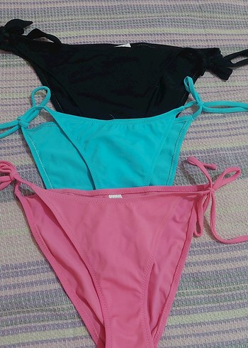 Kadın Renkli İpli Bikini Altları