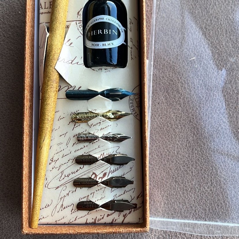 Kaligrafi yazım seti Franca  malı - Görsel 2