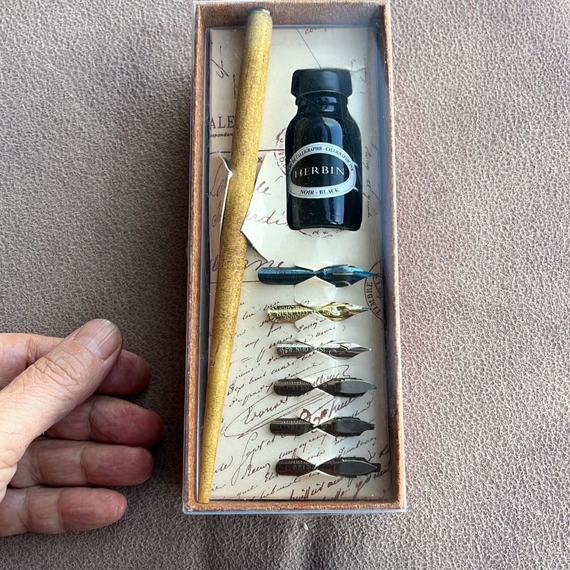 Kaligrafi yazım seti Franca  malı - Görsel 5