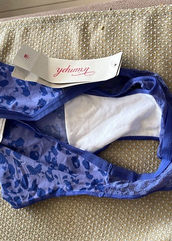 Triumph  Kadın Mavi Baskılı Midi Külot - Görsel 2