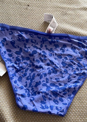 Triumph  Kadın Mavi Baskılı Midi Külot - Görsel 4