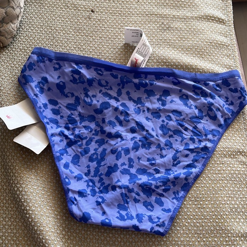 Triumph  Kadın Mavi Baskılı Midi Külot - Görsel 4