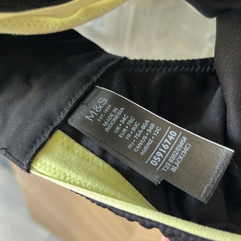 Marks&spencer Siyah Mini Atletik Spor Sütyeni - Görsel 3