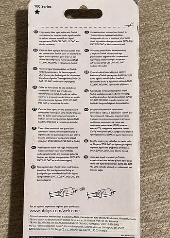 PHILIPS 1,5m Optik Ses Kablosu Kırmızı - Görsel 4