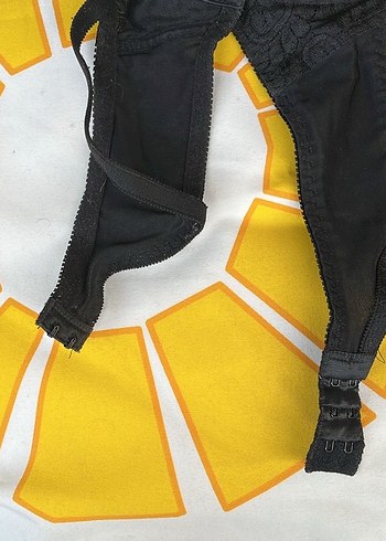 Triumph Siyah Gotik Vintage Dantel Sütyen 75/B - Görsel 7