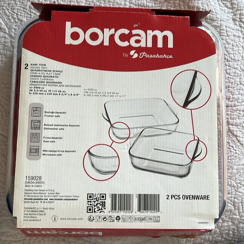 Paşabahçe  2 adet fırın Kabı ve Kek Kalıb - Görsel 2