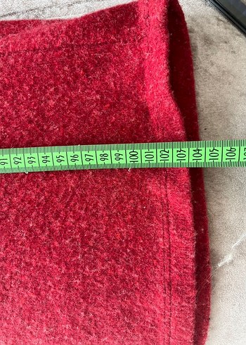 Bordo Uzun Kollu Triko Elbise - Görsel 5