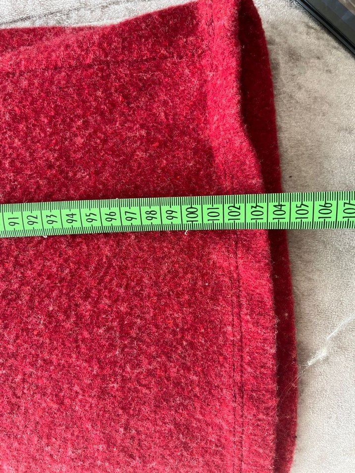 Bordo Uzun Kollu Triko Elbise - Görsel 5