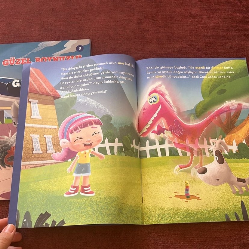 Çocuklar için Dinozor ve Gergedan Kitapları - Görsel 4