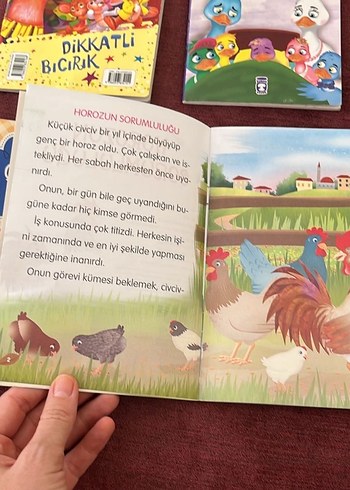 Çocuk Kitapları Seti: Dikkatli Biçirik ve Diğerleri - Görsel 6
