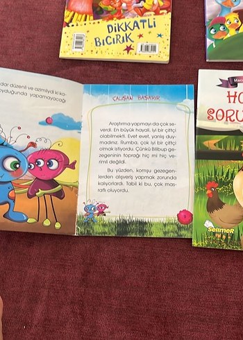 Çocuk Kitapları Seti: Dikkatli Biçirik ve Diğerleri - Görsel 2