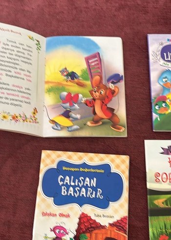 Çocuk Kitapları Seti: Dikkatli Biçirik ve Diğerleri - Görsel 3